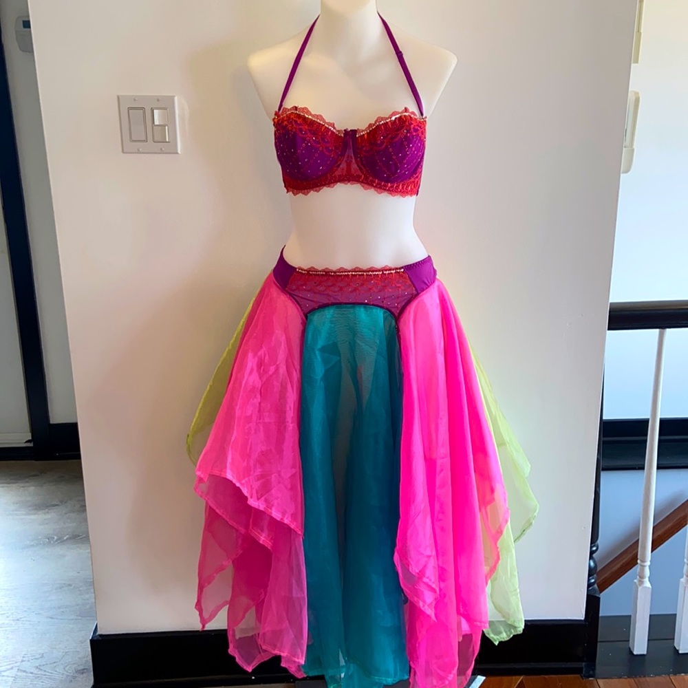 Rainbow Gypsy Queen Costume